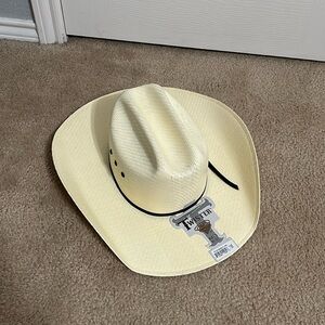 Cowboy Hat - Straw - Size 7 1/8